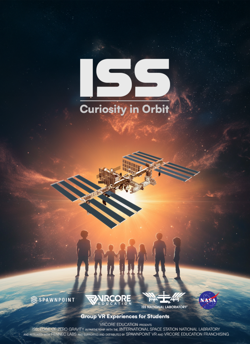 ISS Curiosity in Orbit Poster